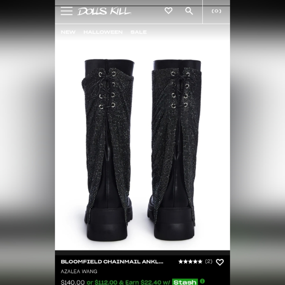 Real Chainmail! Azalea Wang DollsKill 6½ (sold out online) - Picture 4 of 15